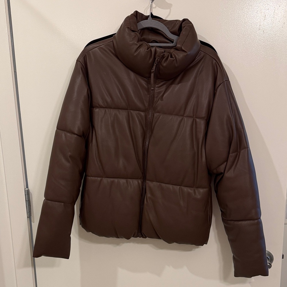 Old Navy Brown Puffer Jacket